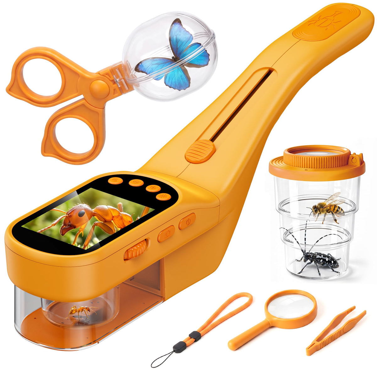 Bug Catcher Microscope for Kids Outdoor STEM Toys with 500X - SIIOOE Official Imagery - 1