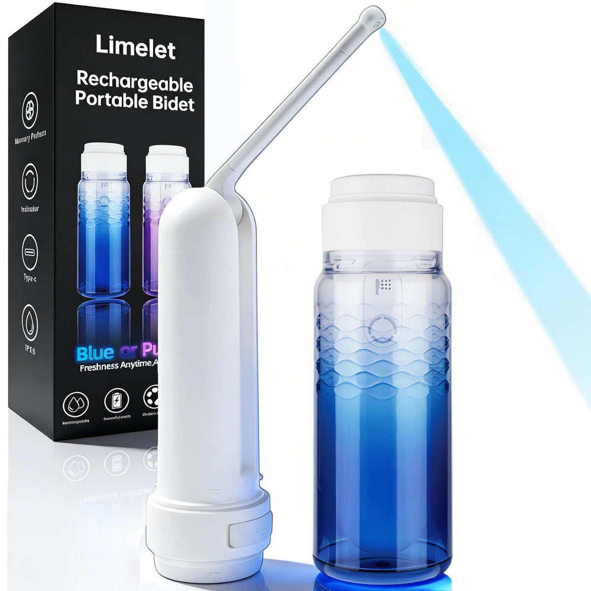 Portable Bidet for Travel Postpartum Care - limelet Official Imagery - 1