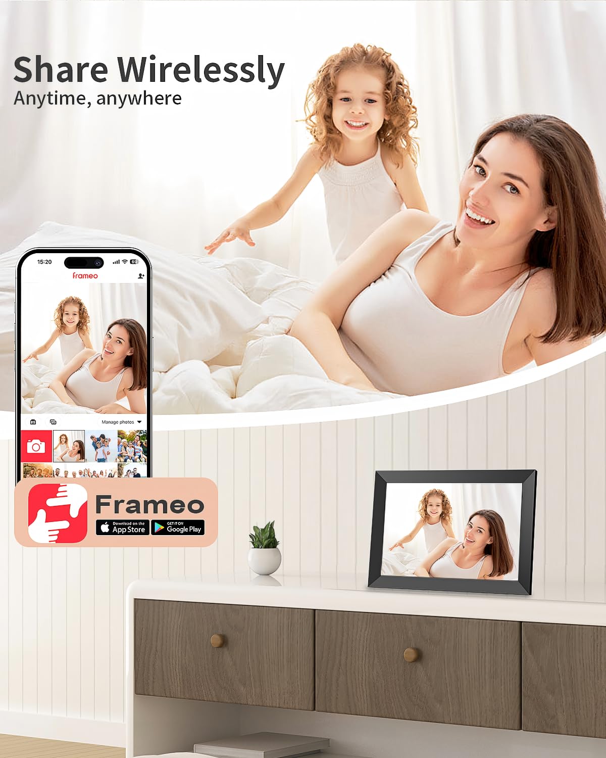 Frameo 10 1 WiFi Digital Picture Frame Christmas Gift - Ciowain Official Imagery - 7