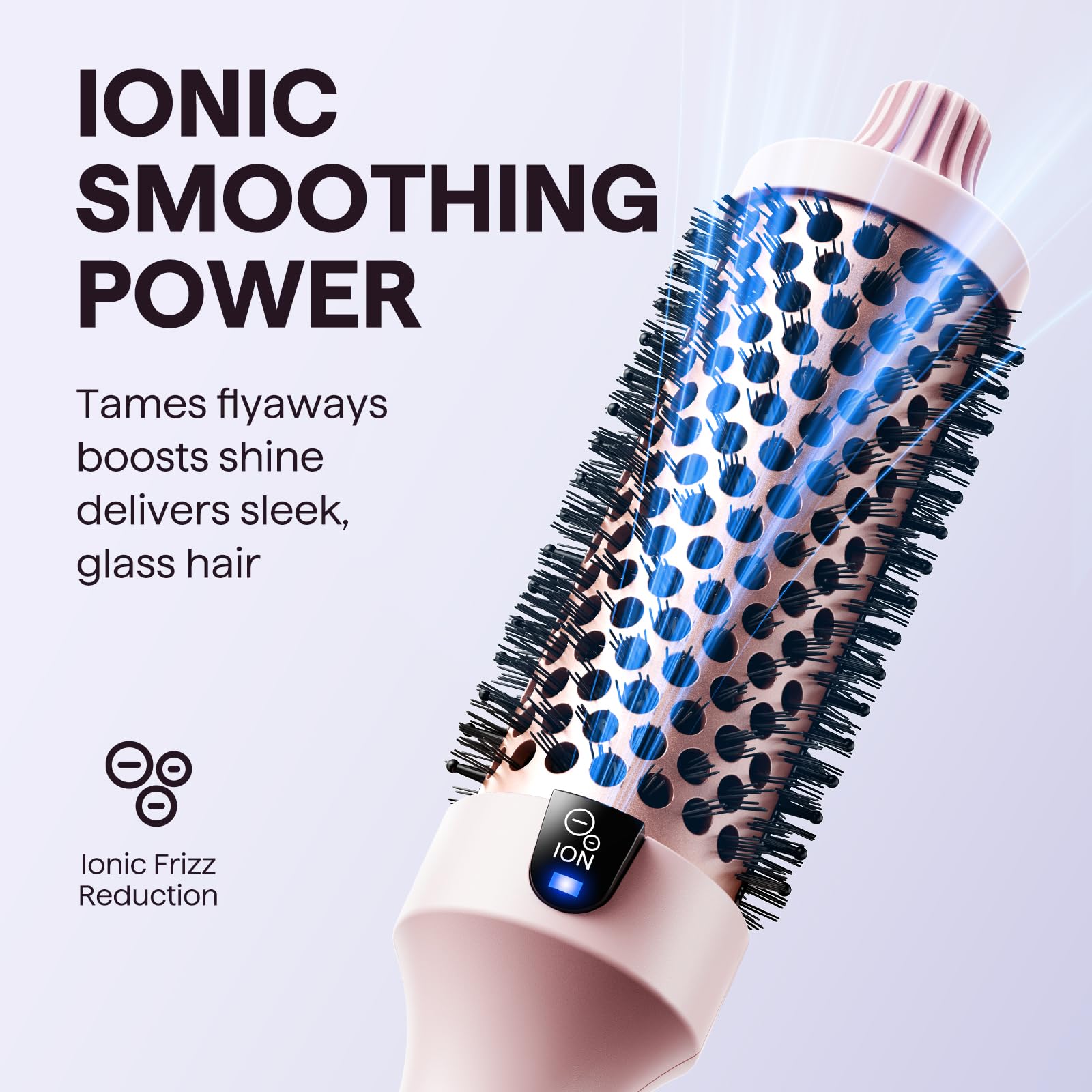 Wavytalk Thermal Brush Blowout Boost 1.5″ Heat Round Brush for Blowout Look