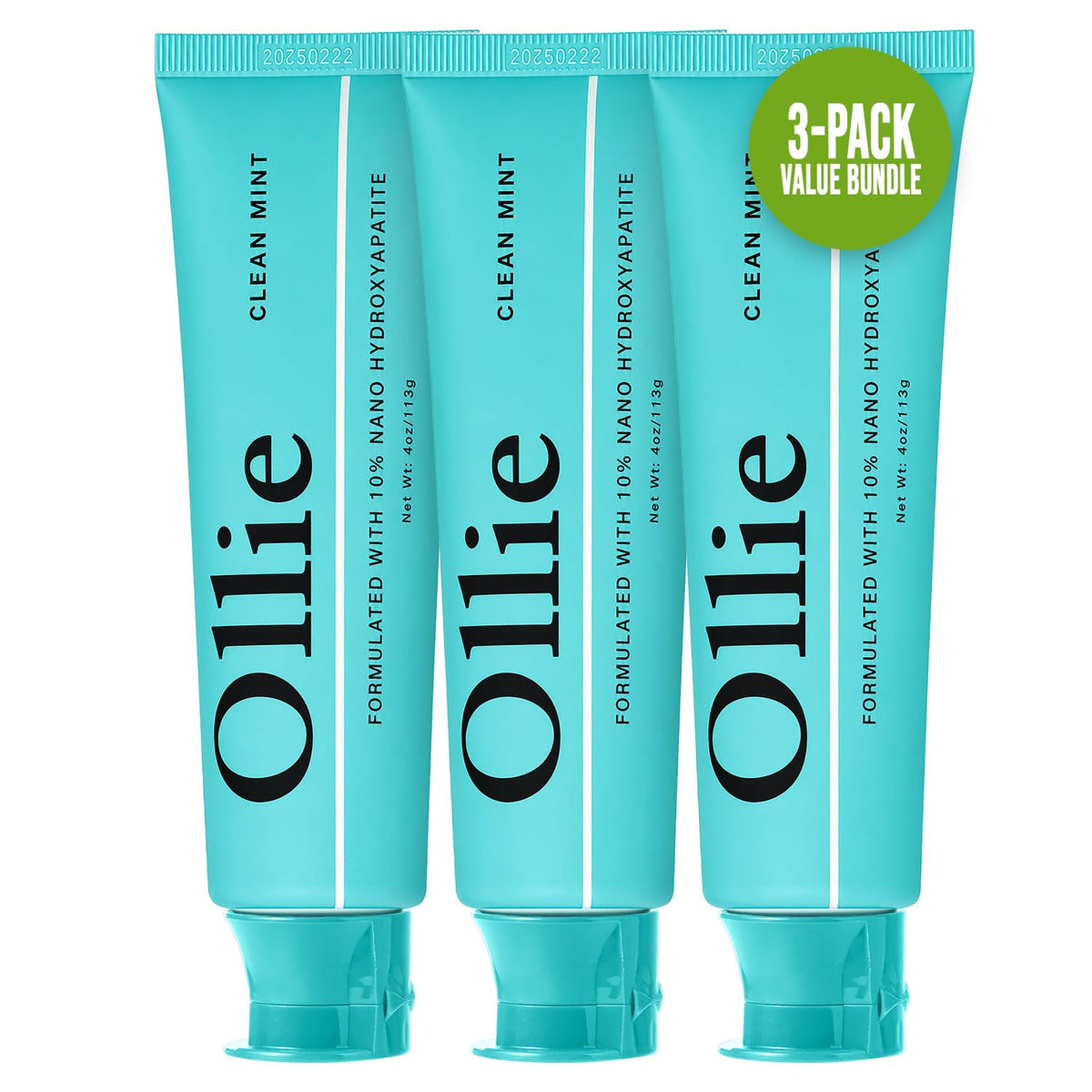 Ollie Fluoride Free 10 Nano Hydroxyapatite Toothpaste Clean - Ollie Official Imagery - 2