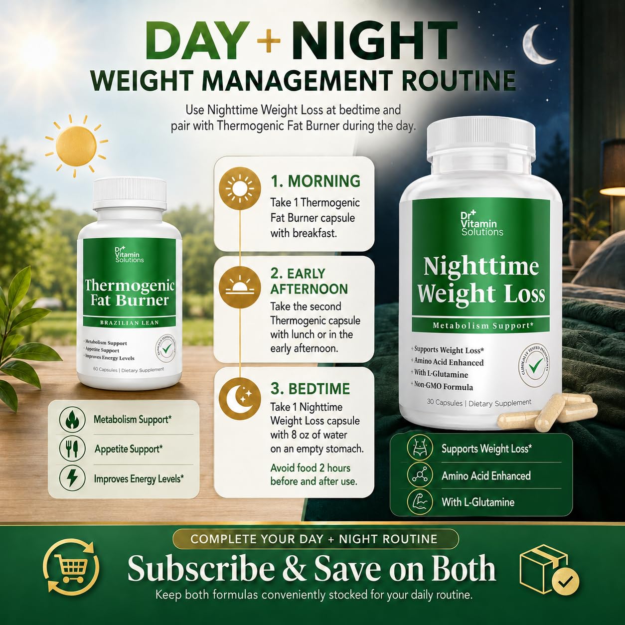 Nighttime Fat Burner – Sleep, Burn & Recover | 30 Caps