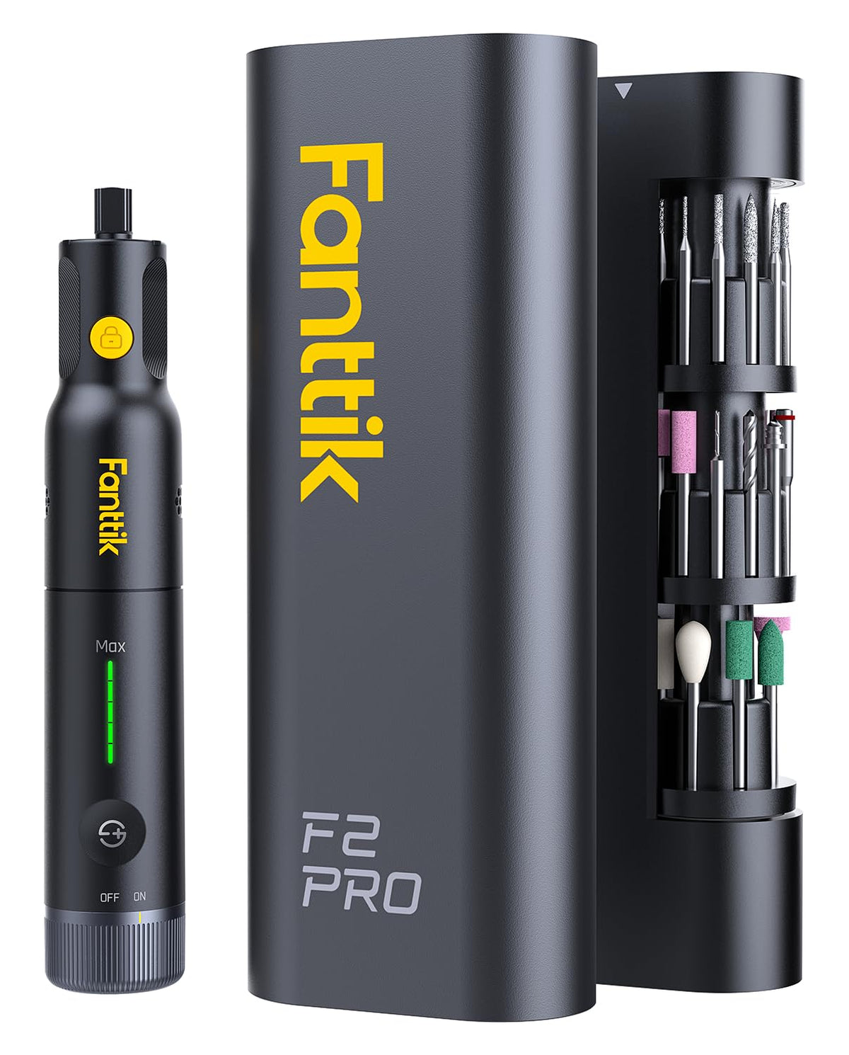 Fanttik F2 PRO Cordless Rotary Tool Kit with Strong Magnetic Motor 5 Speed – product photo (Rotary Tools)