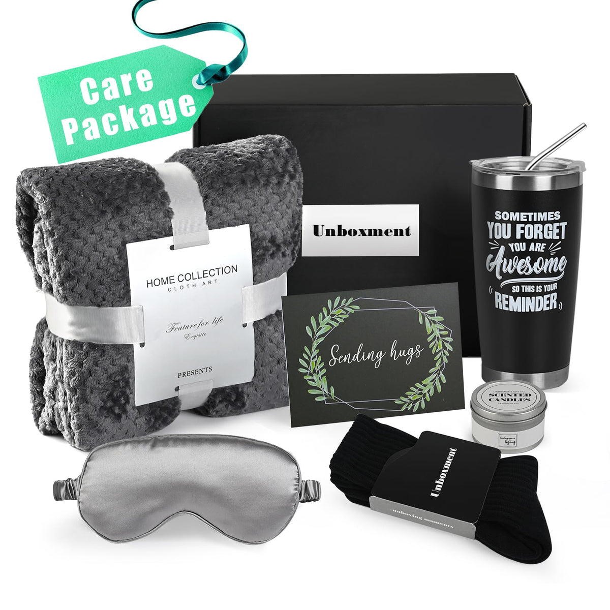 Care Package for Men Get Well Soon Gifts Basket - UNBOXMENT Official Imagery - 2