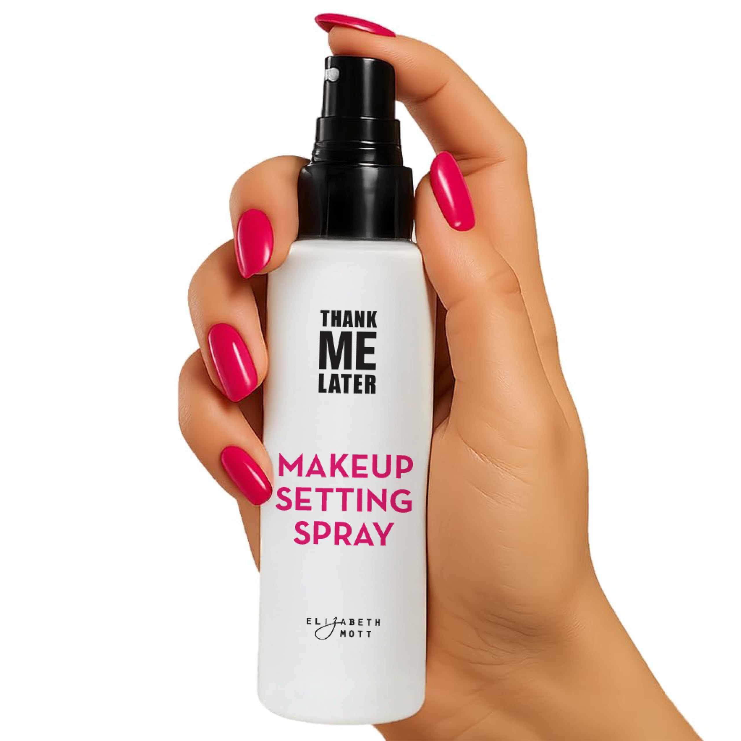 Elizabeth Mott Thank Me Later 3-in-1 Dewy Makeup Setting Spray, - Product Imagery