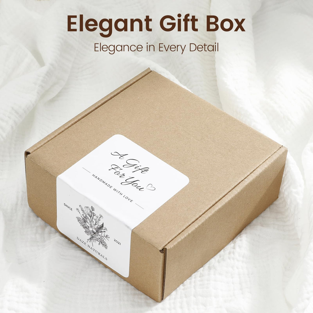 Bath Gift Set Spa Gifts for Women Self Care Products for - Daze Naturals Official Imagery - 7