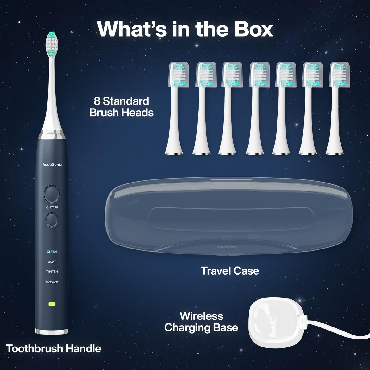 Aquasonic Vibe Series Ultra Whitening Toothbrush ADA - Aquasonic Official Imagery - 8
