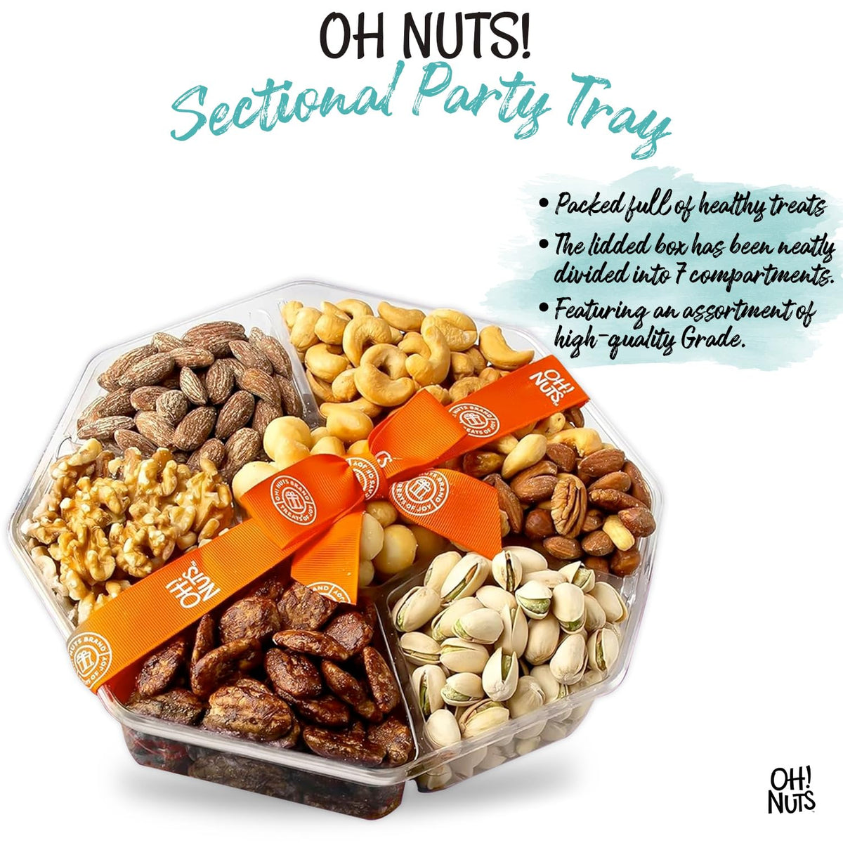 Oh Nuts 7 Variety Nuts Gift Basket - Oh! Nuts Official Imagery - 6