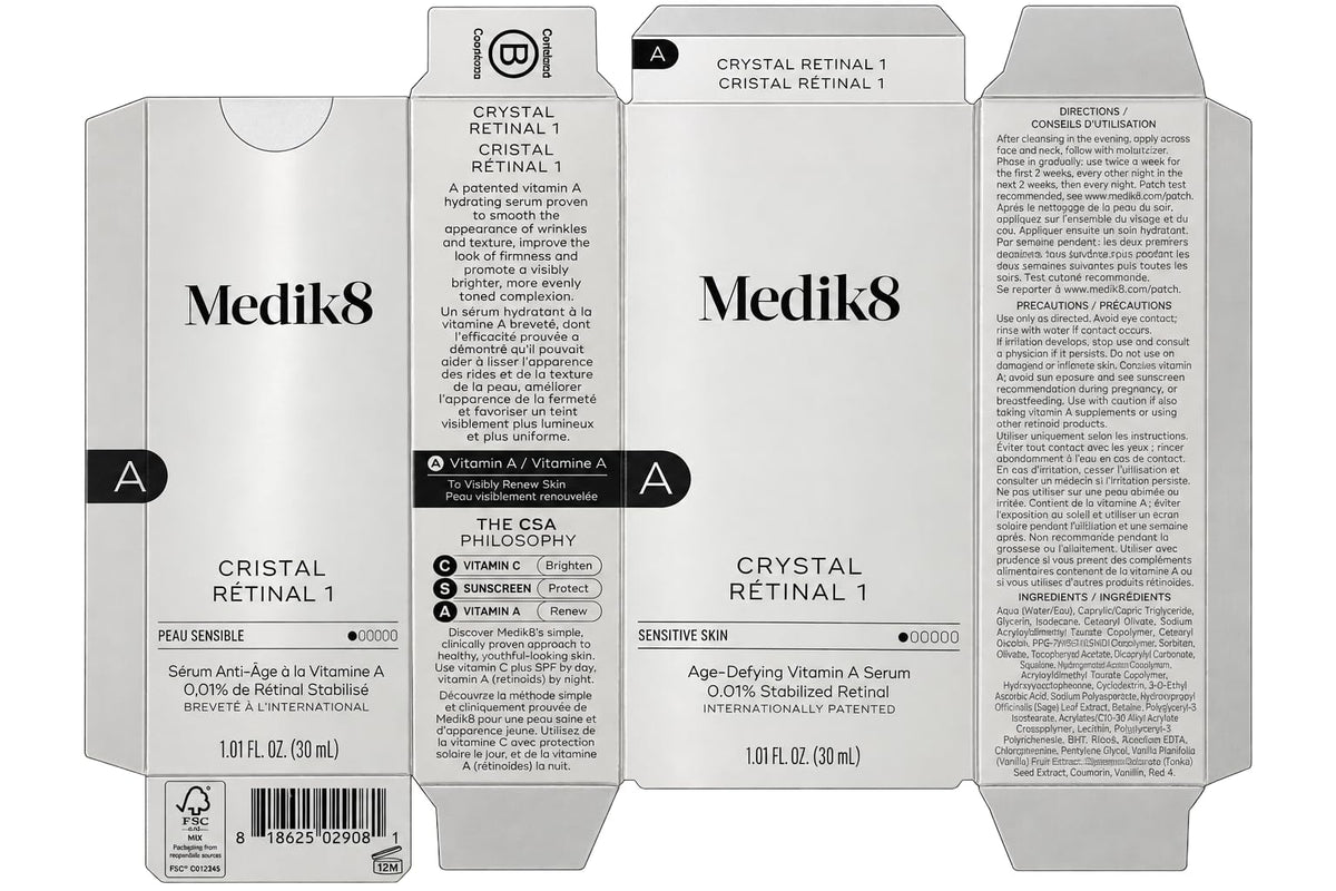 Medik8 – Serums on display