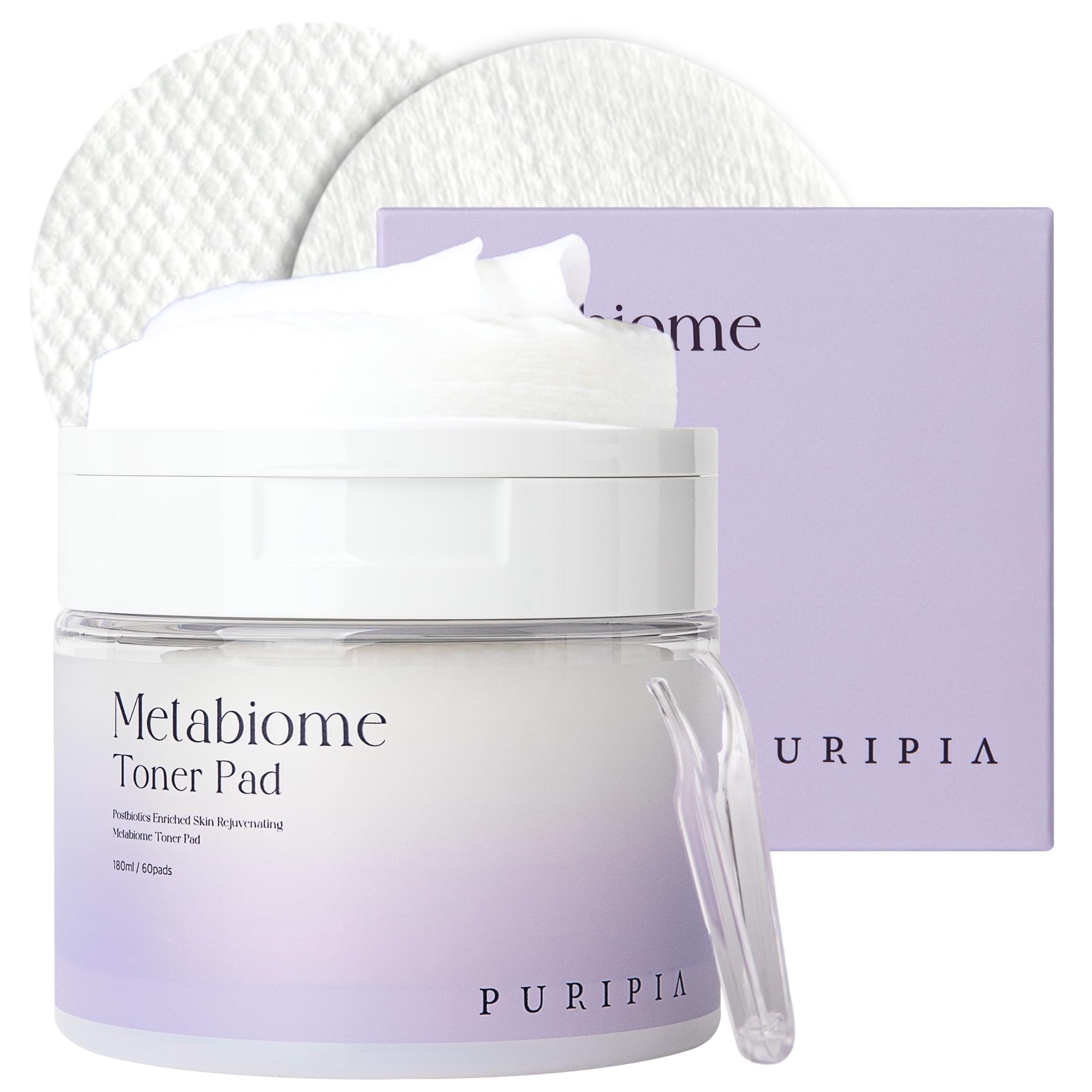Metabiome Korean Toner Pads for Clear face Skin Care Soothing - Product Imagery