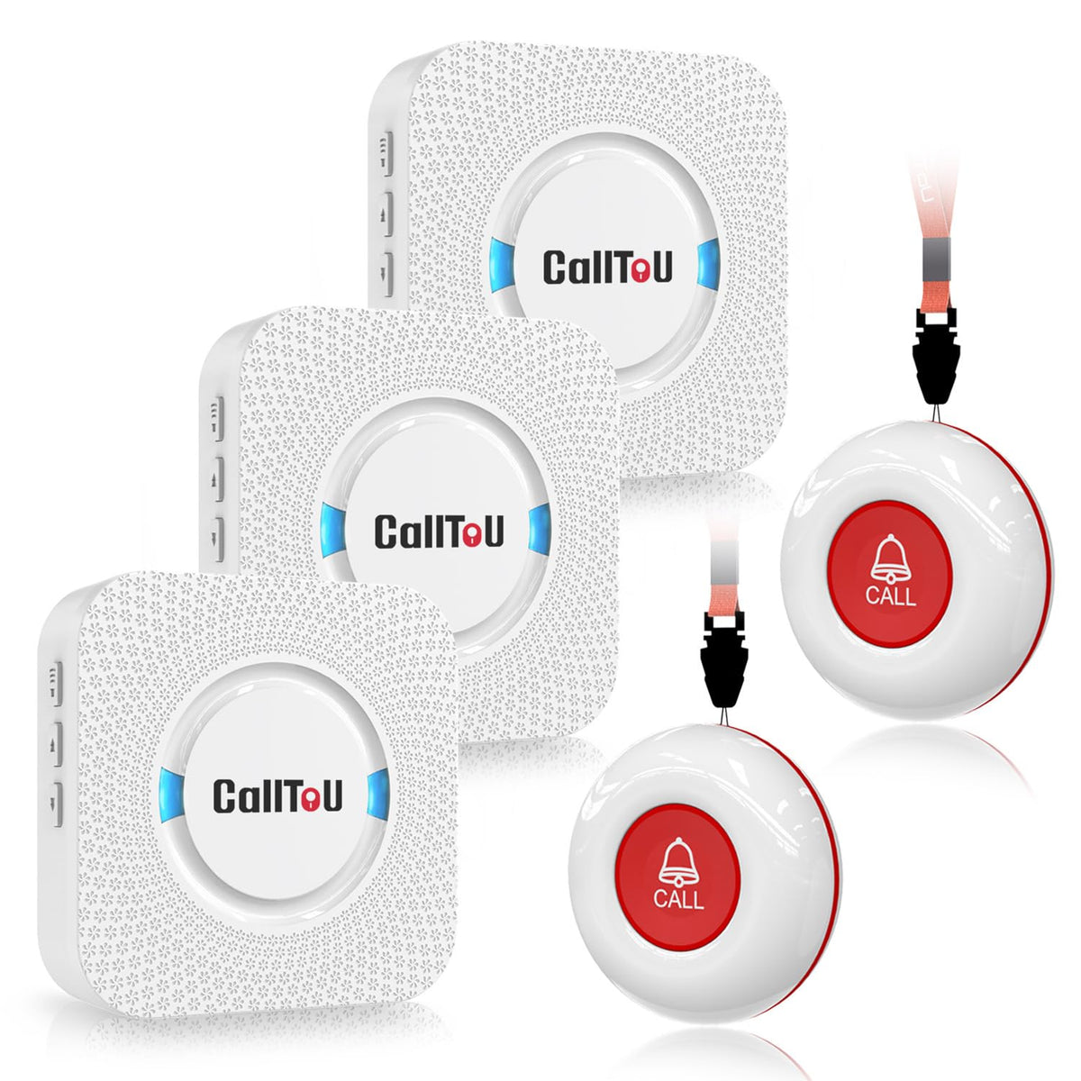 CallToU Wireless Caregiver Pager Call Button Call Bell - CallToU Official Imagery - 1