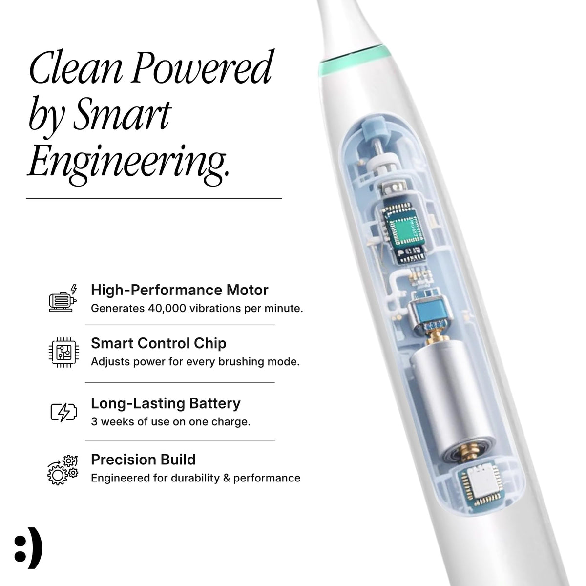 SmileSet Sonic Toothbrush Rechargeable Electric Toothbrush - SmileSet Official Imagery - 7