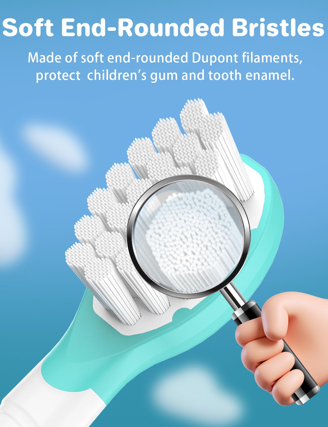 Kids Sonicare Replacement Heads Ages 3-7 | Soft 4-Pack