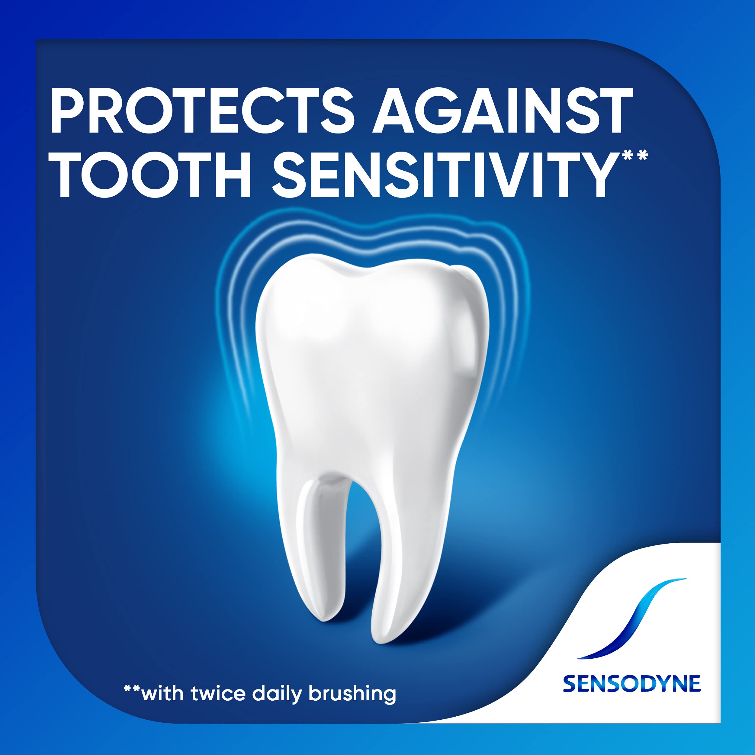 Sensodyne Repair and Protect Whitening Toothpaste, 3.4 oz (Pack of 2)