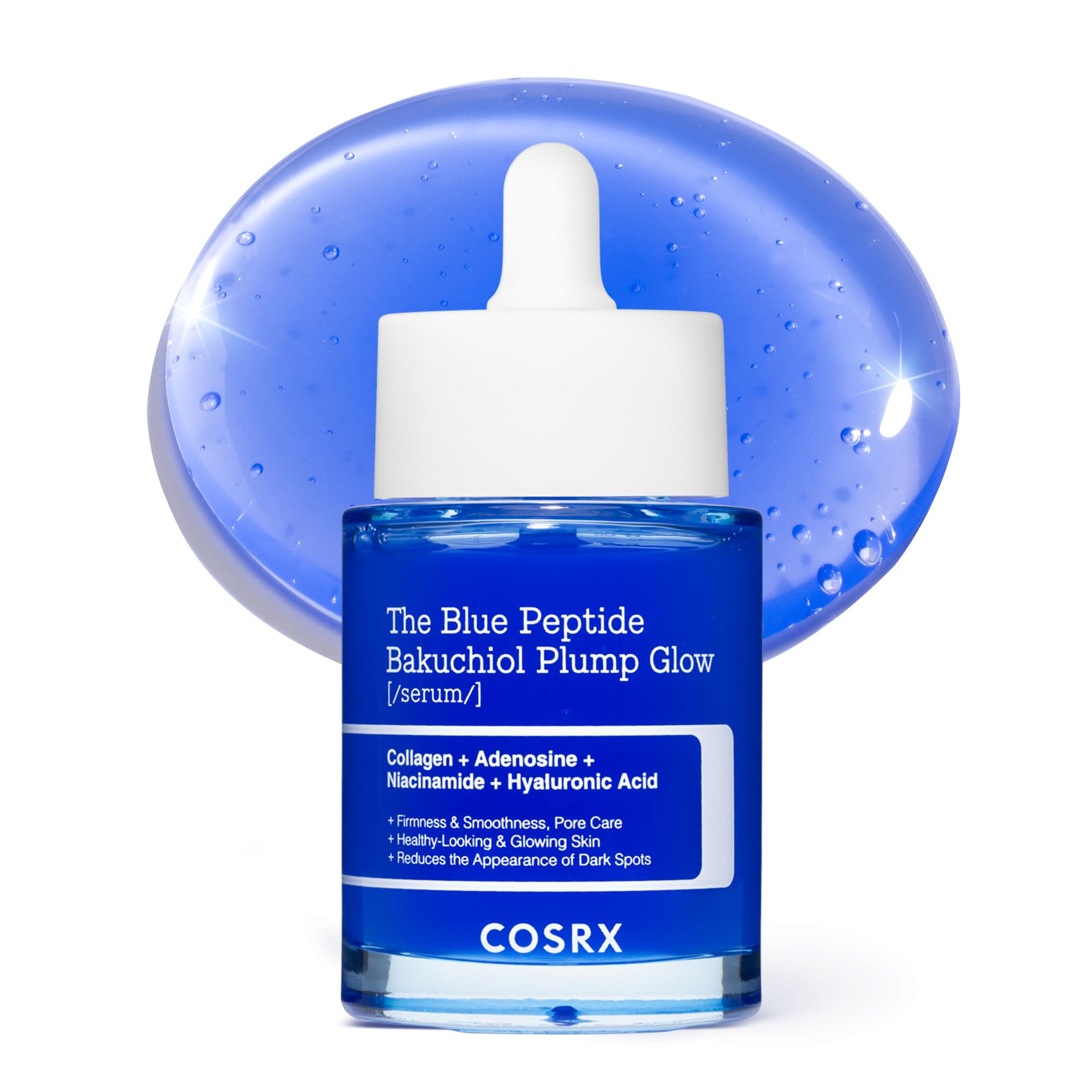 COSRX The Blue Copper Peptide Bakuchiol Serum, Glow & Plumping, - Product Imagery