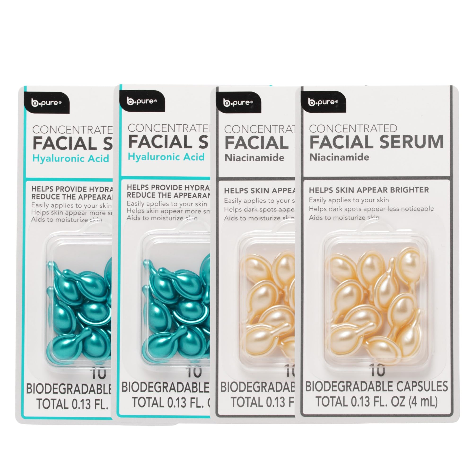 Hydration, Brightening, and Oil Control Facial Serum Kit | - Product Imagery