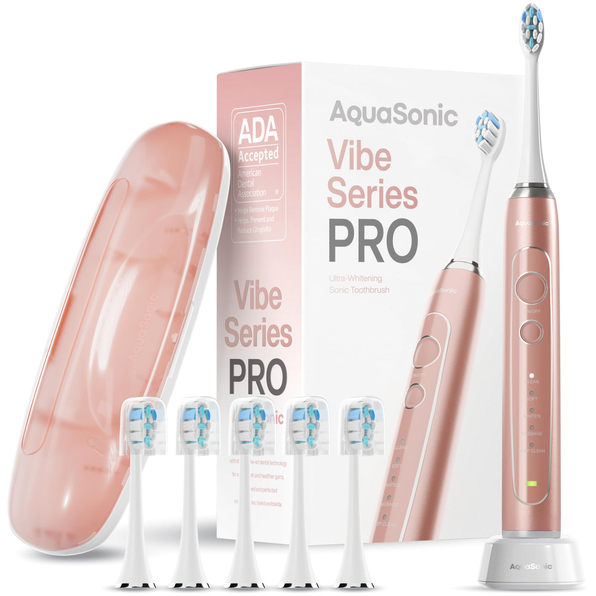 Aquasonic Vibe Series PRO Ultra Whitening Electric - Aquasonic Official Imagery - 1
