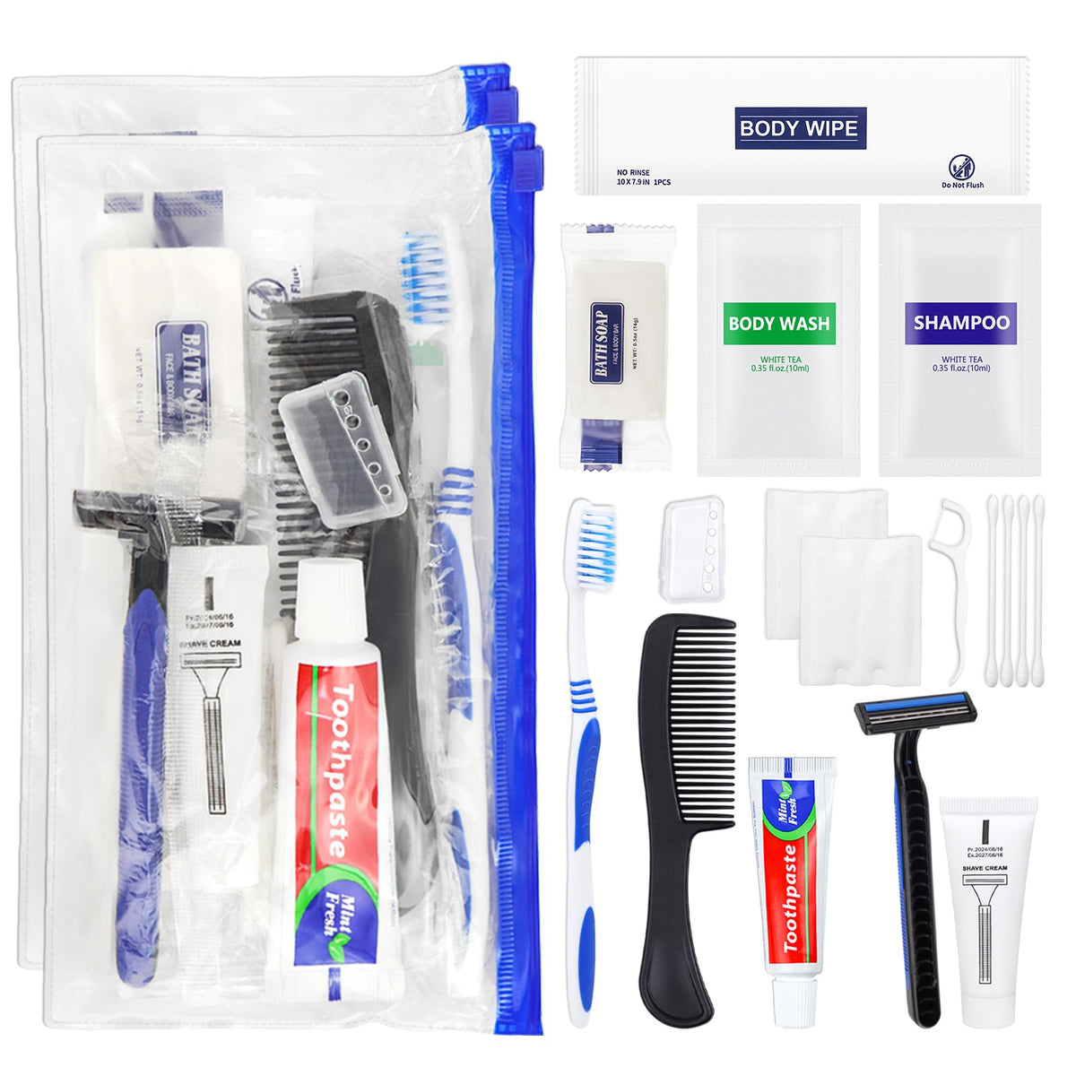 Basic Toiletry Kits Individually Packed Personal Hygiene - SLequipo Official Imagery - 2