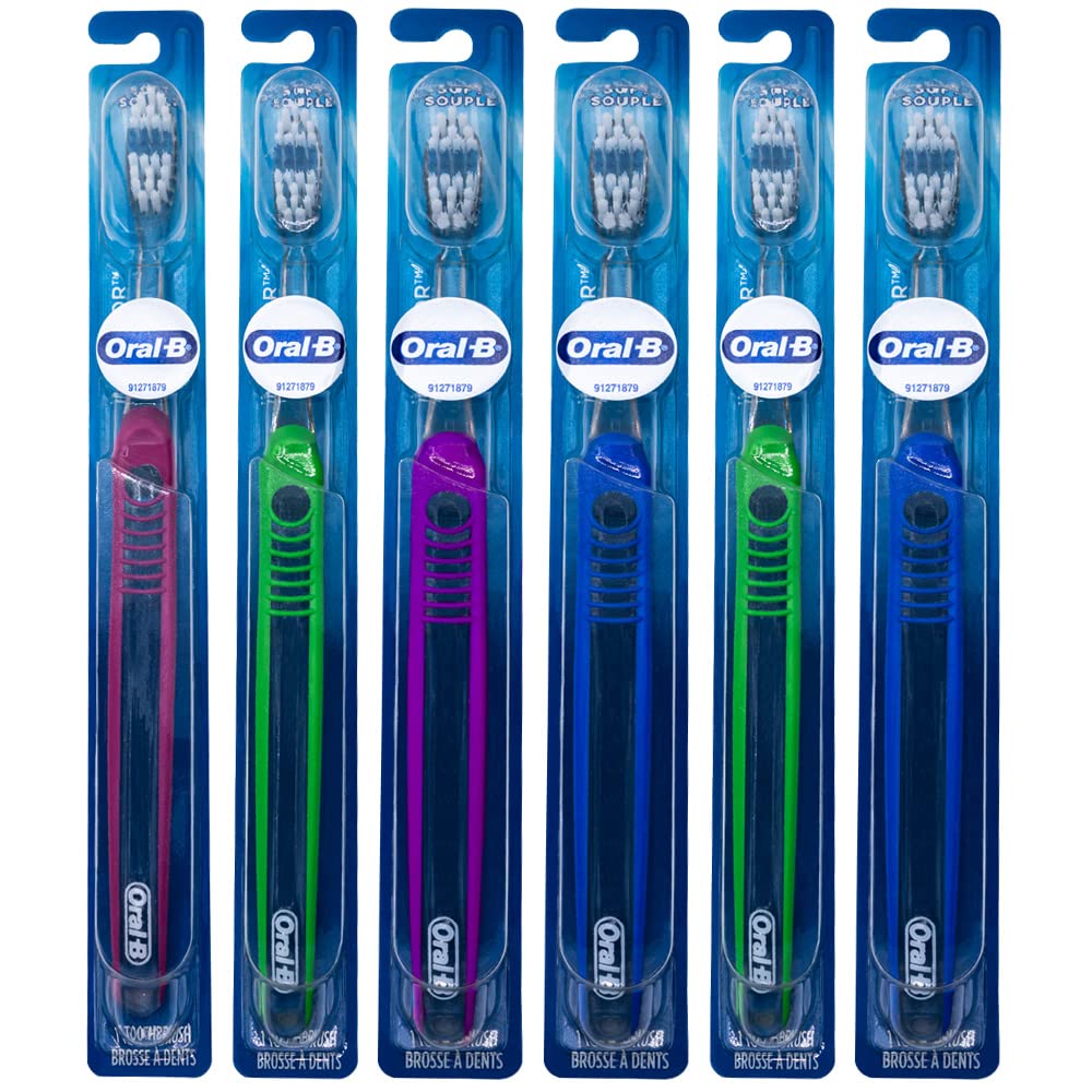 Oral-B Indicator Toothbrush Flat Trim, Compact Head 30, Soft - - Product Imagery