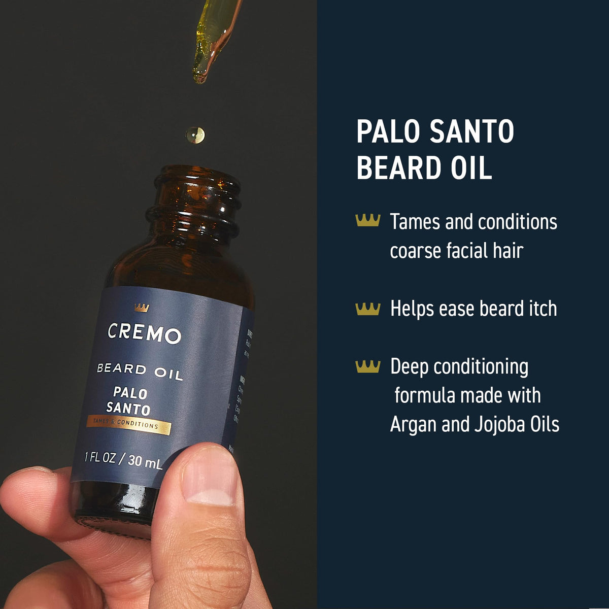 Cremo Beard Kit for Men - Wash, Conditioner, Beard Oil, Brush & Shear Set – full view, size 1.5 Fl Oz (Pack of 4)
