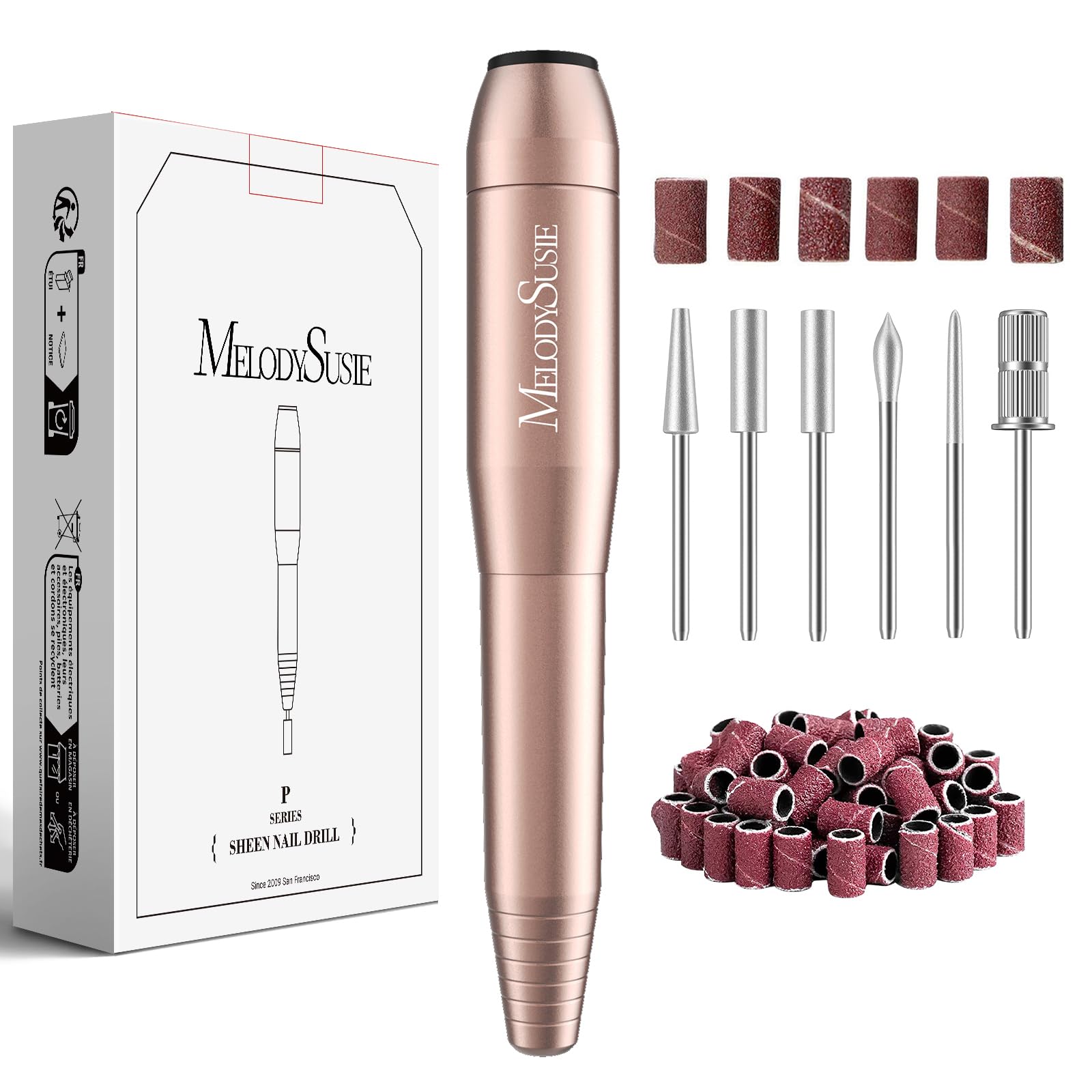 MelodySusie USB Nail Drill PC120I for Gentle Nail Prep