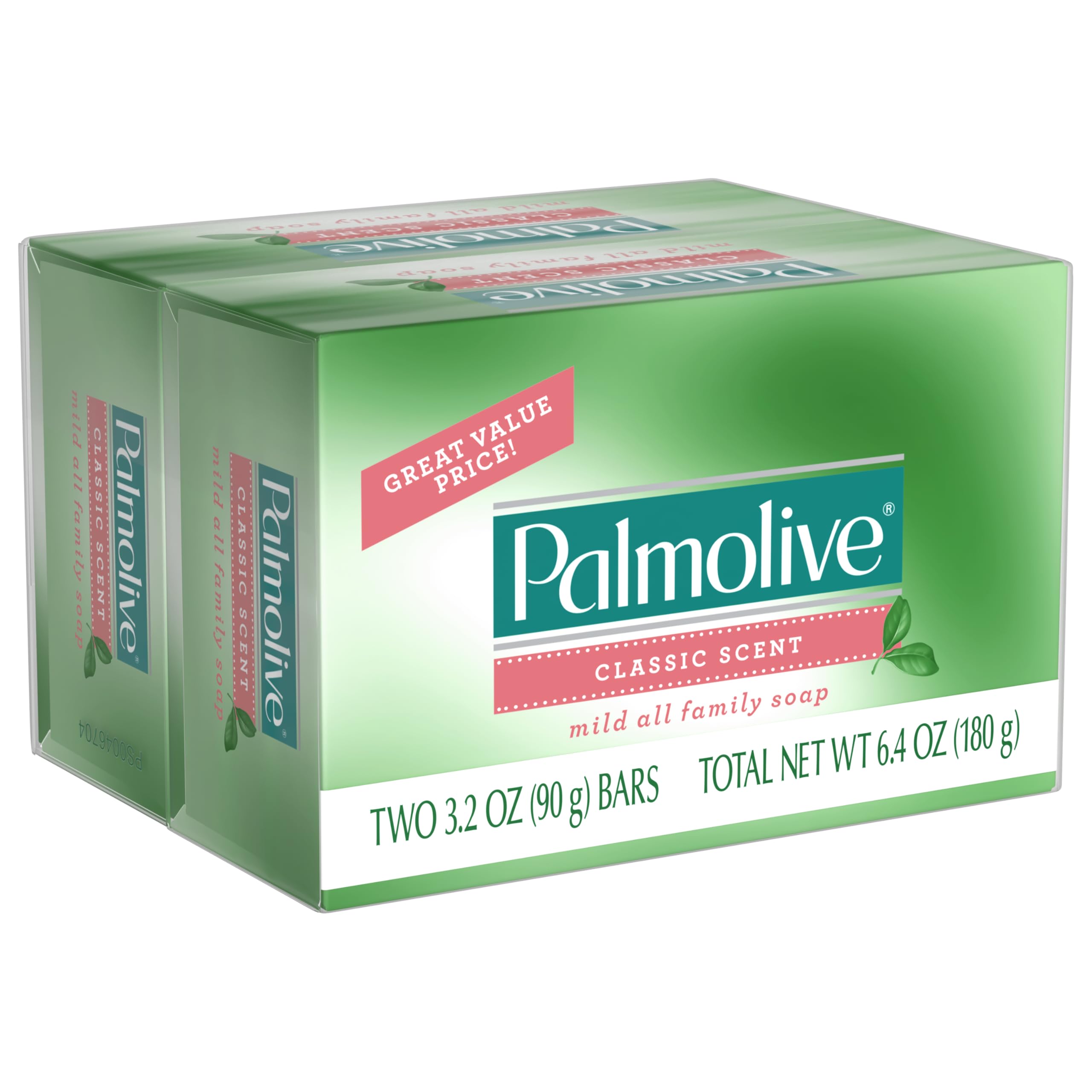 Palmolive Bar Soap for Body and Hands, Bulk Size, Mild Classic Scent - 72 Count