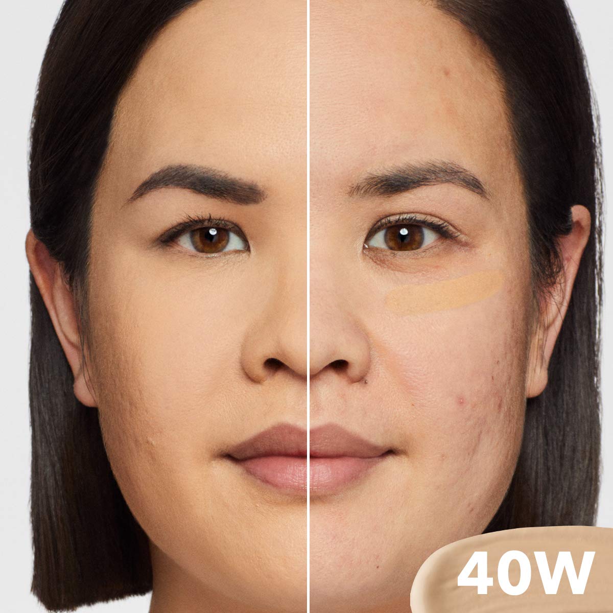 Dermablend Cover Care Full Coverage Concealer – close-up detail in 40W: Medium skin with Warm undertones