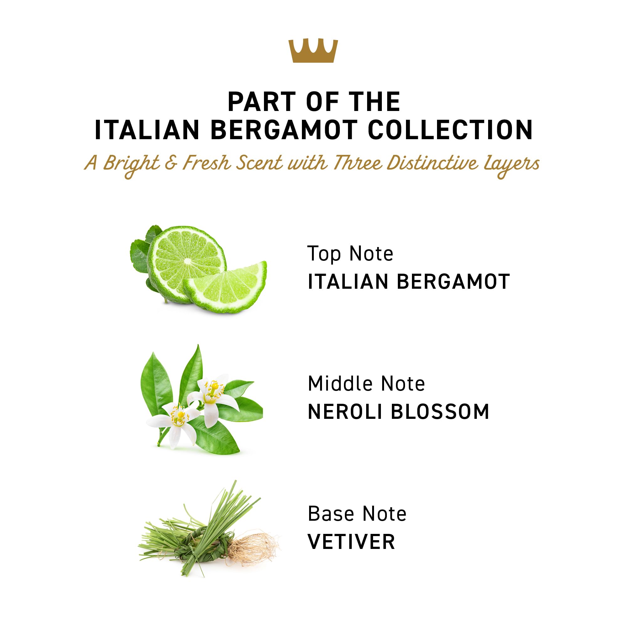 Cremo Italian Bergamot aluminum-free men's deodorant stick with sleek packaging and fresh citrus scent.