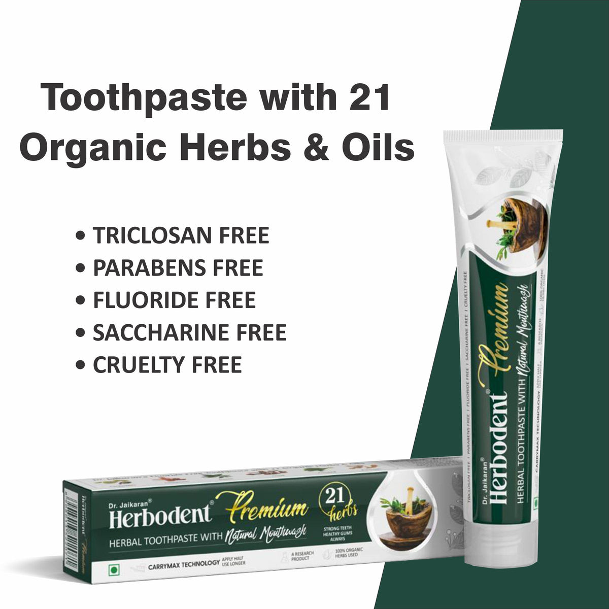 Premium Toothpaste - Herbodent Official Imagery - 3