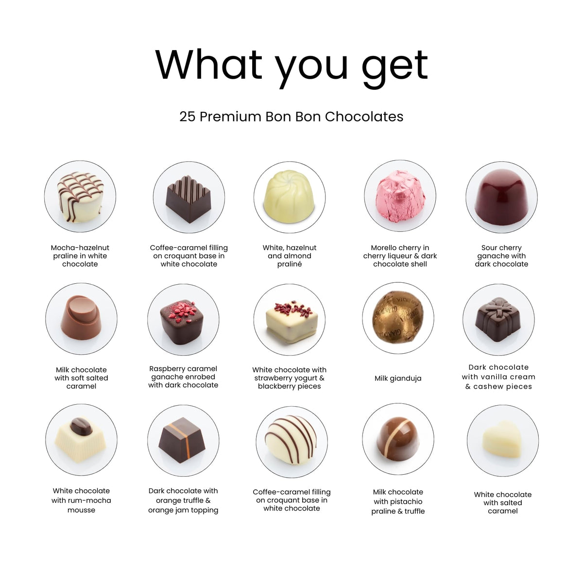 ANDY ANAND CHOCOLATIER 25 Piece Premium Bon Bon Chocolate - ANDY ANAND CHOCOLATIER Official Imagery - 5