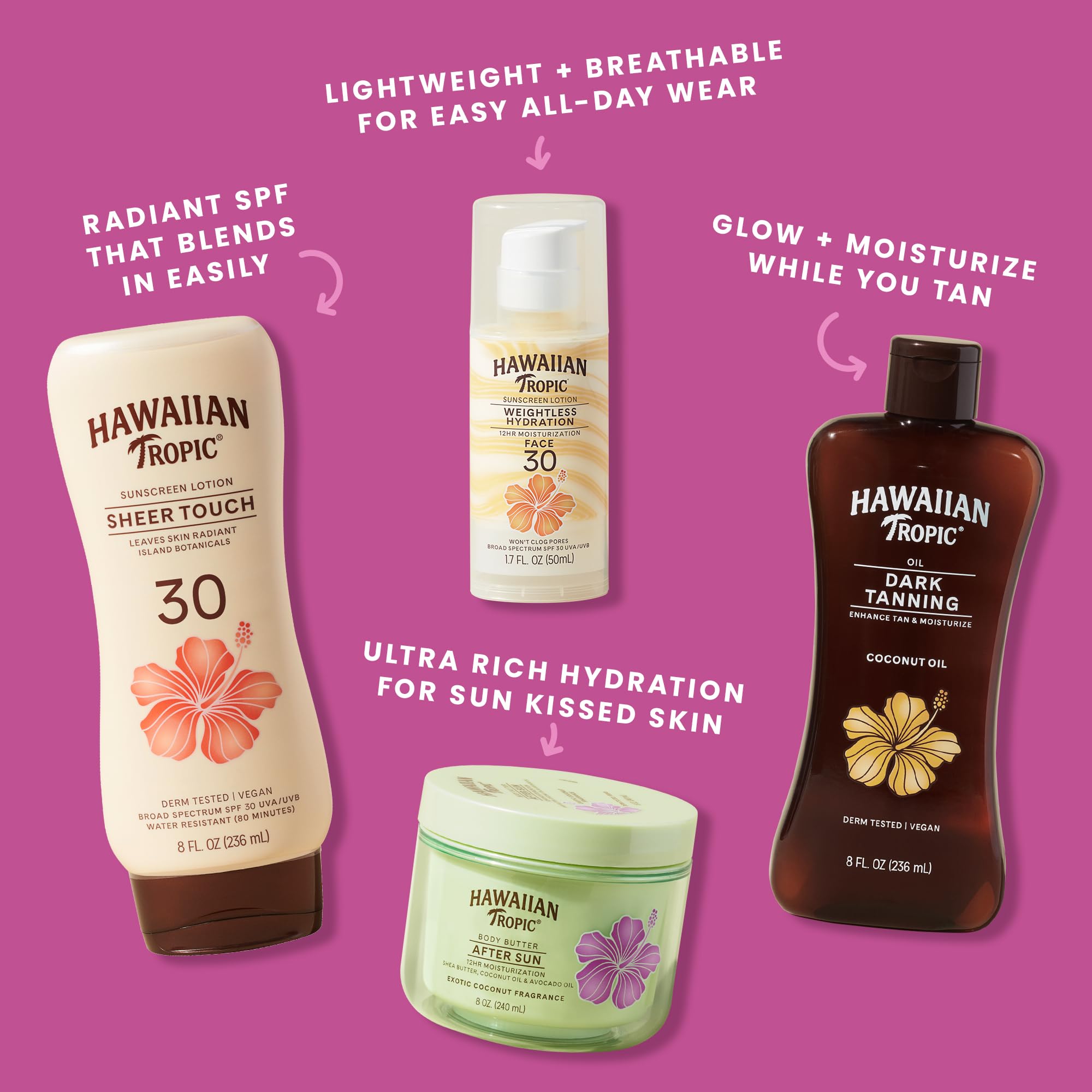 Hawaiian Tropic Tropical Sunscreen Lip Balm SPF 30, 0.14 Oz (Pack of 10)