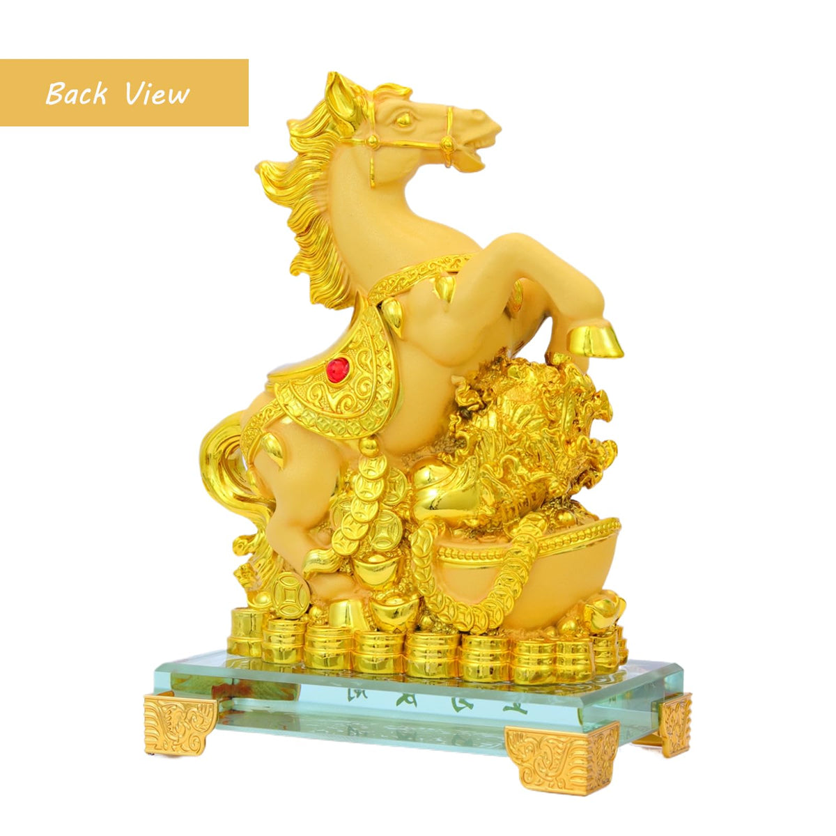 Feng Shui Chinese Zodiac Year Golden Resin Collectible - Bwinka Official Imagery - 6