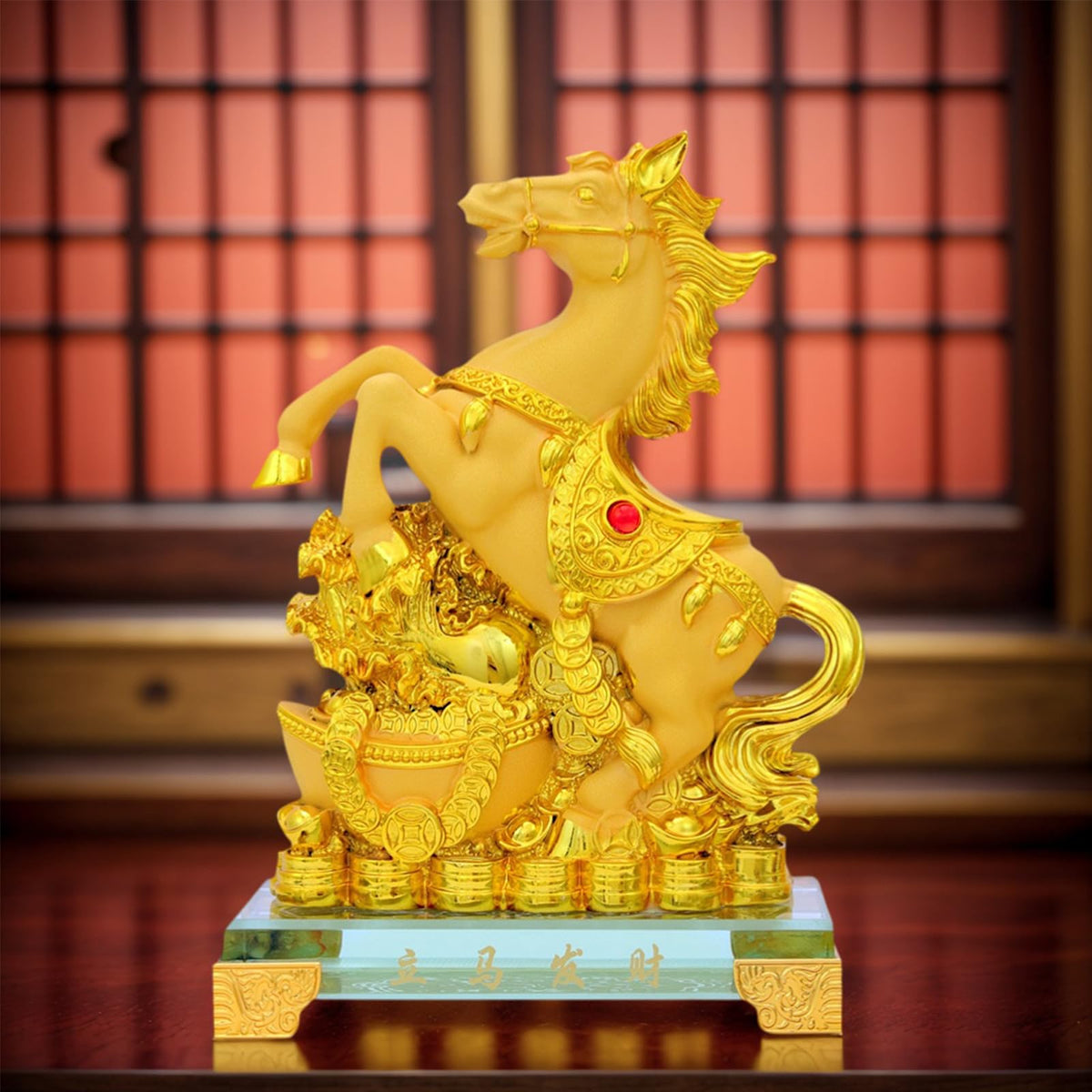 Feng Shui Chinese Zodiac Year Golden Resin Collectible - Bwinka Official Imagery - 8