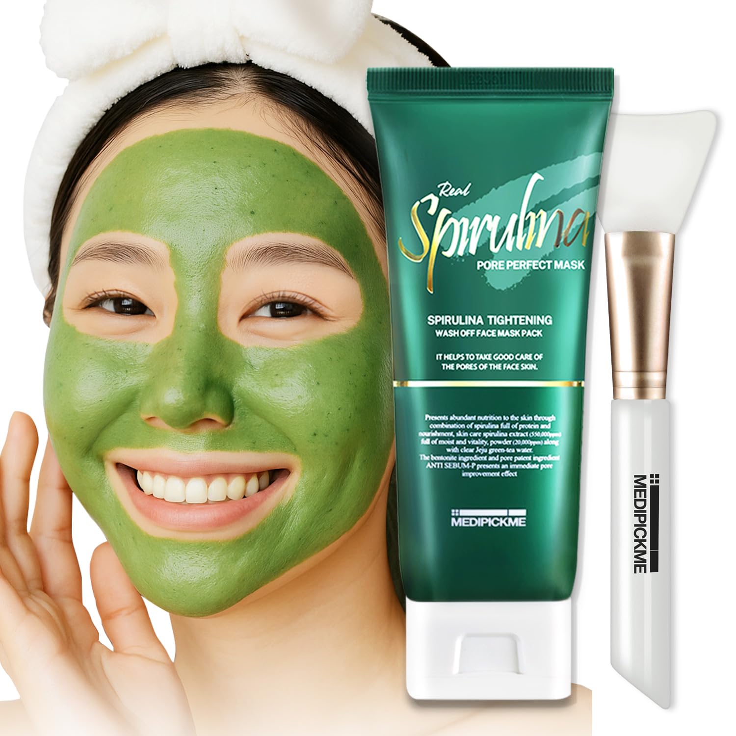 Korean Bentonite Clay Mask – Deep Cleansing Facial Mask for Pore - Product Imagery