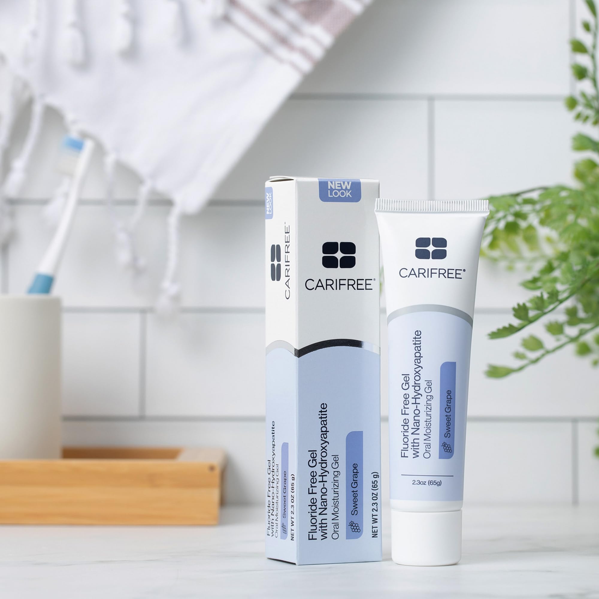 CariFree Nano Hydroxyapatite Toothpaste, Fluoride-Free, Grape