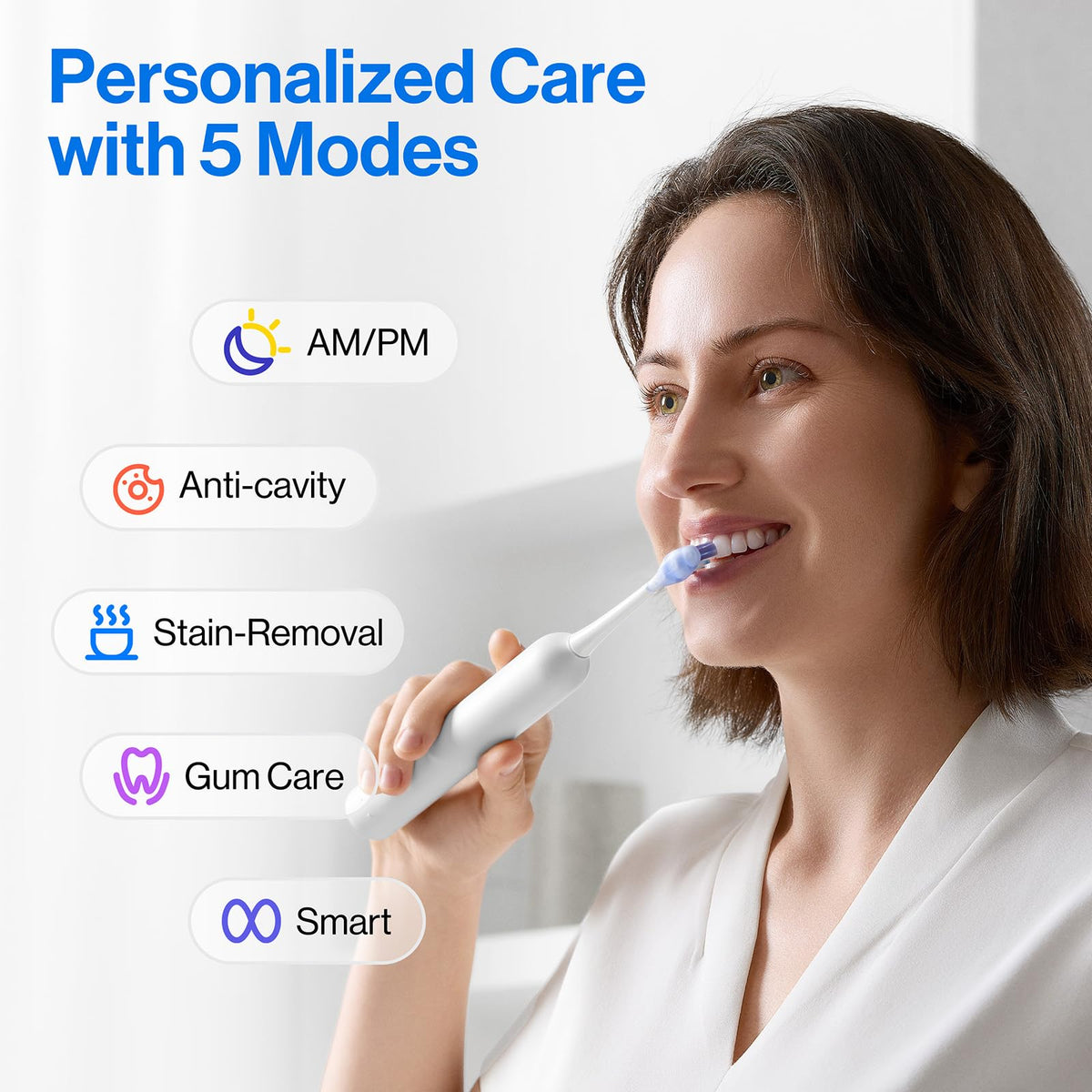 usmile Y20PRO Smart Electric Toothbrush with APP AM PM Mode - usmile Official Imagery - 6