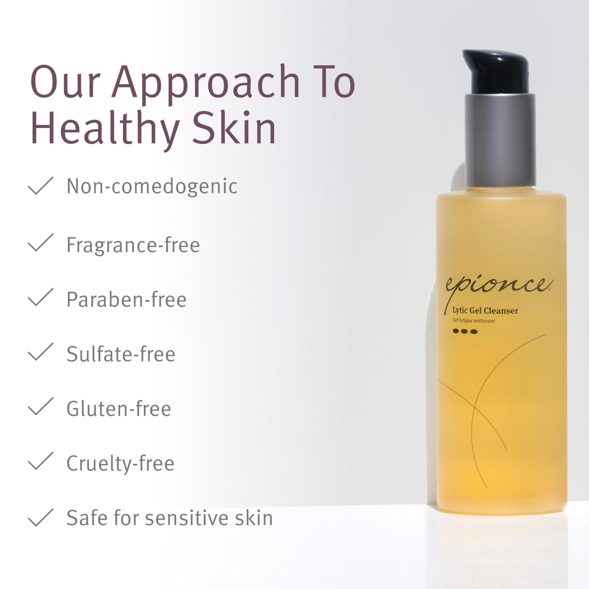 Epionce Lytic Gel Cleanser Gentle Foaming Face Wash Blemish Makeup Remover – alternate angle