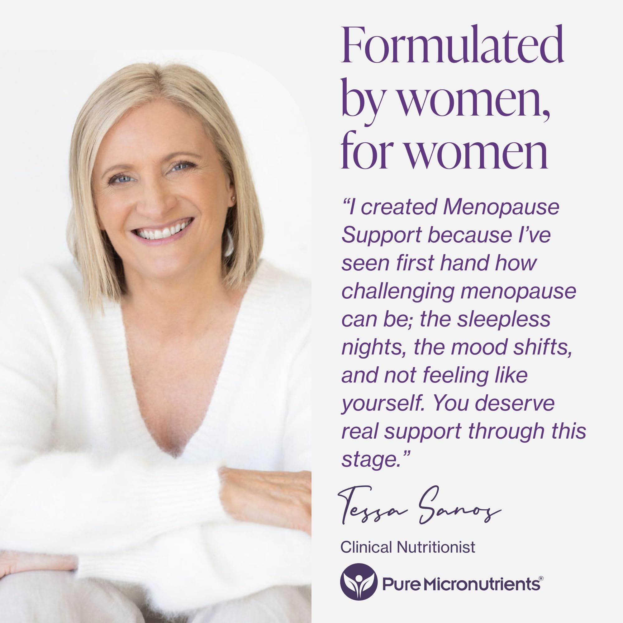 Menopause Supplements for Women, Hot Flashes & Night Sweats, 60 Count