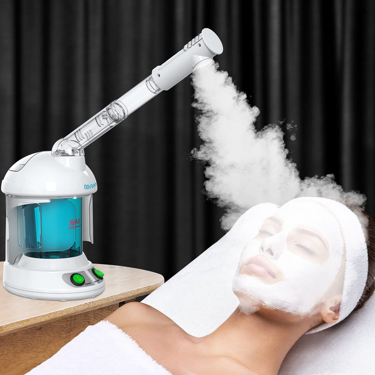 DENFANY Facial Steamer with Ozone Extendable 360 Arm - Denfany Official Imagery - 1