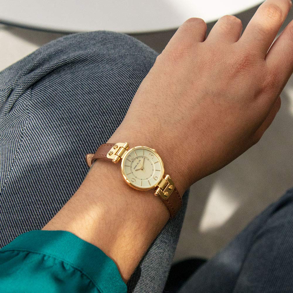 Anne Klein Women's Leather Strap Watch – product photo (Wrist Watches)