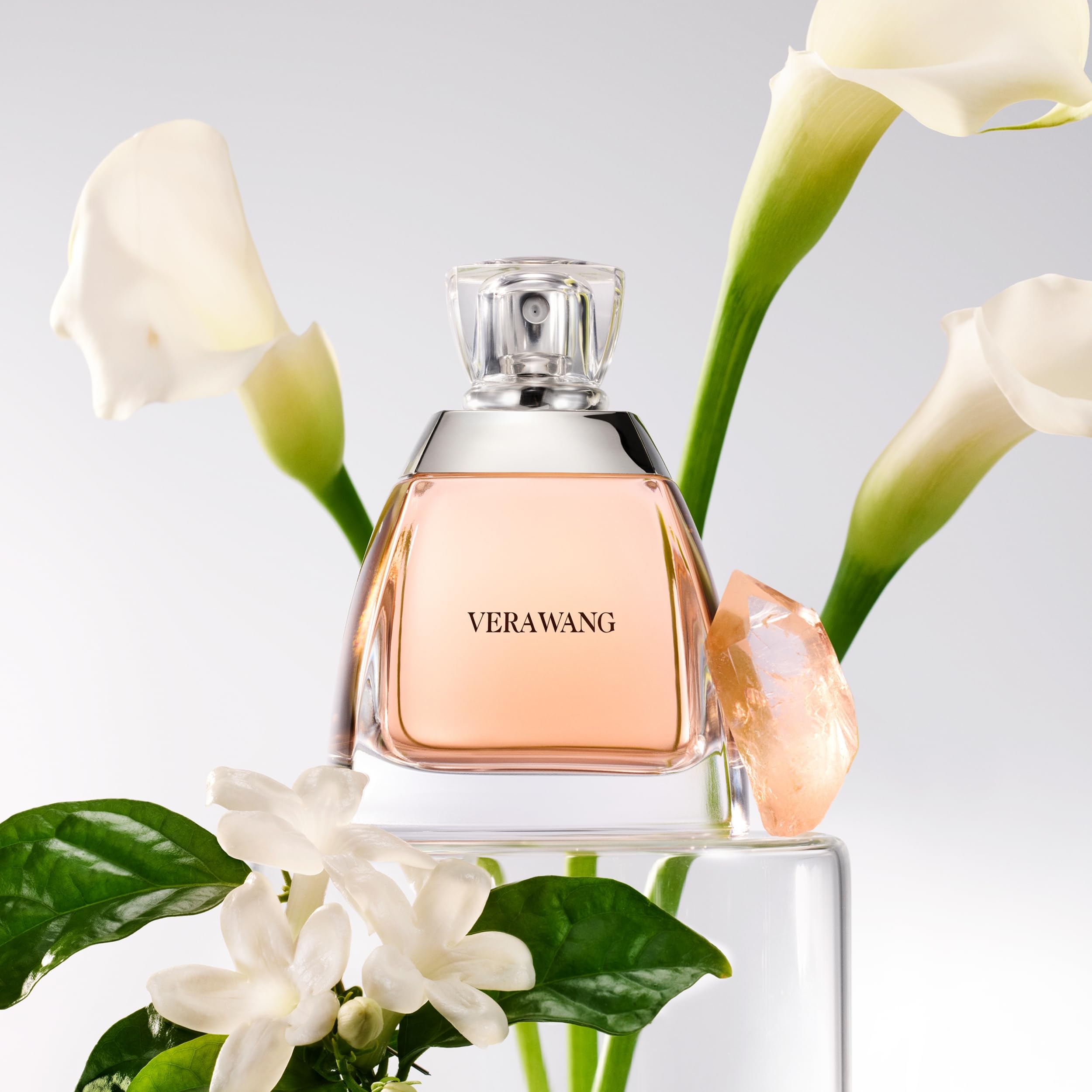 Vera Wang Eau de Parfum 3.4oz bottle, elegant women's fragrance with floral and citrus notes, displayed against a neutral background.