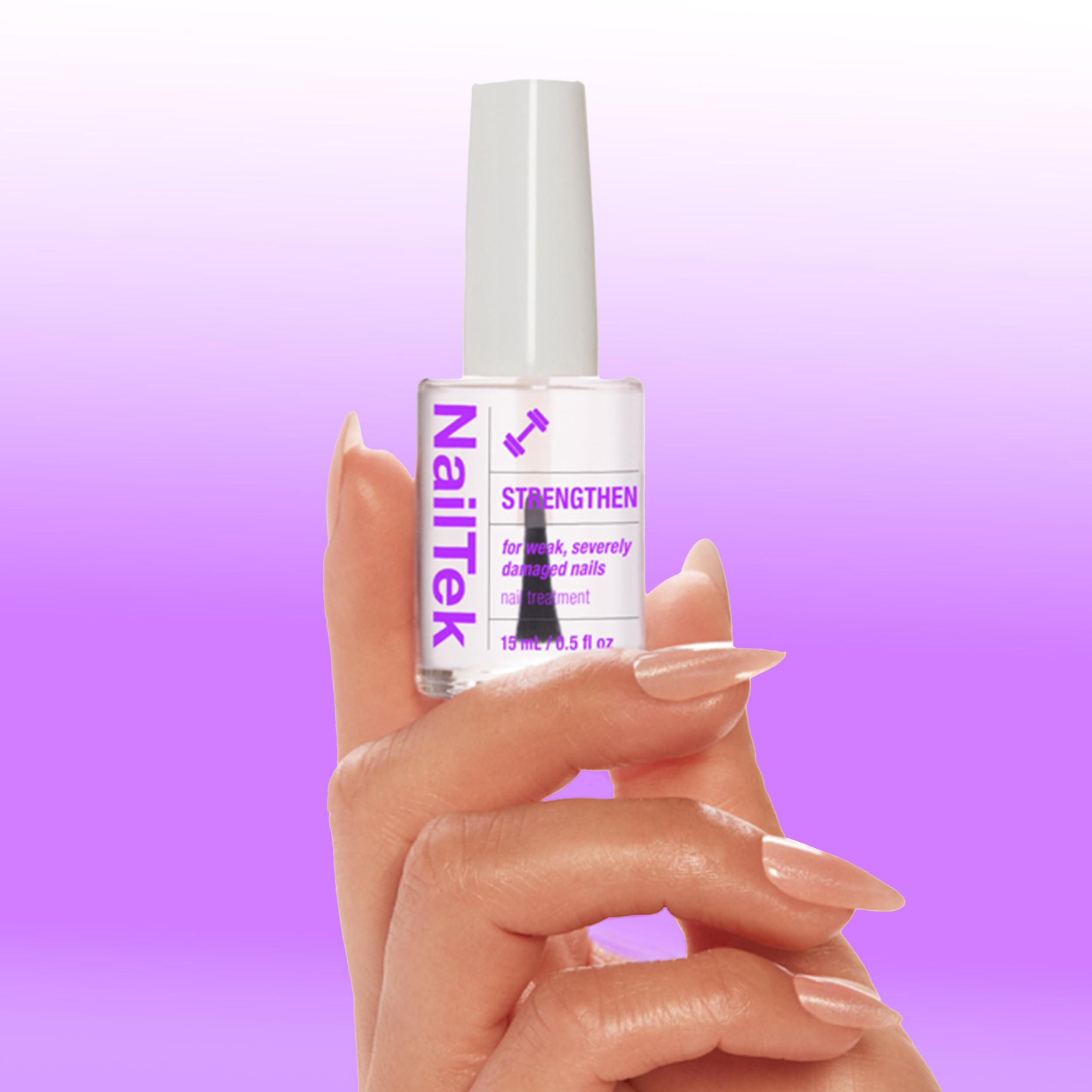 Nail Tek Formula 4 Xtra Nail Strengthener Polish for Damaged Nails, 0.5 oz
