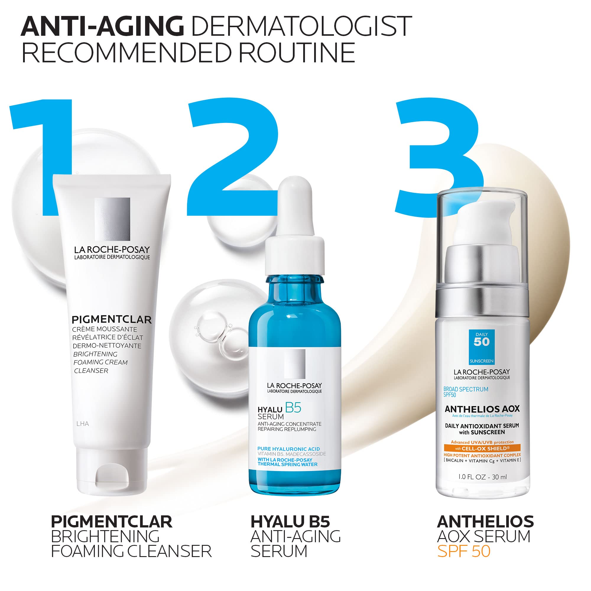 La Roche-Posay Anthelios AOX Antioxidant Serum with Sunscreen SPF 50 1oz