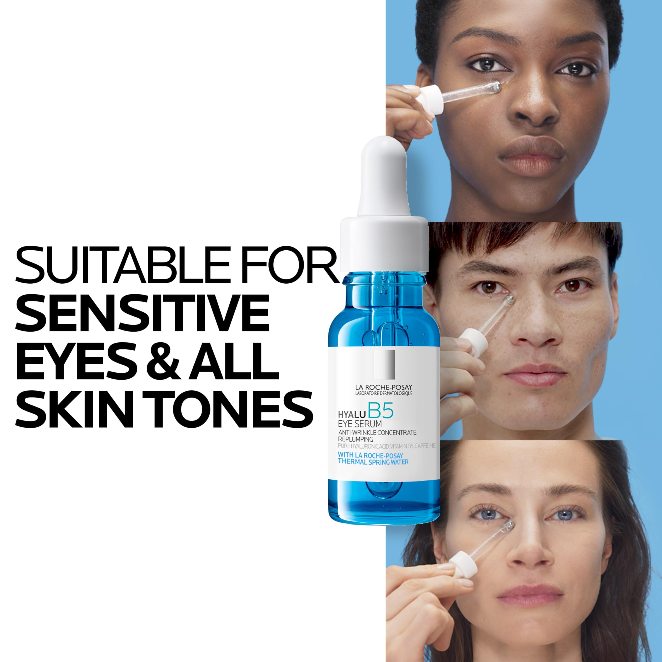 La Roche-Posay Hyalu B5 Eye Serum with Caffeine for Dark Circles, 0.5oz