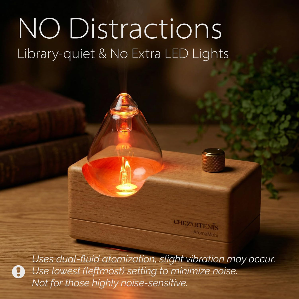Waterdrop Waterless Essential Oil Diffuser for Aromatherapy - CHEZARTEMIS Official Imagery - 7