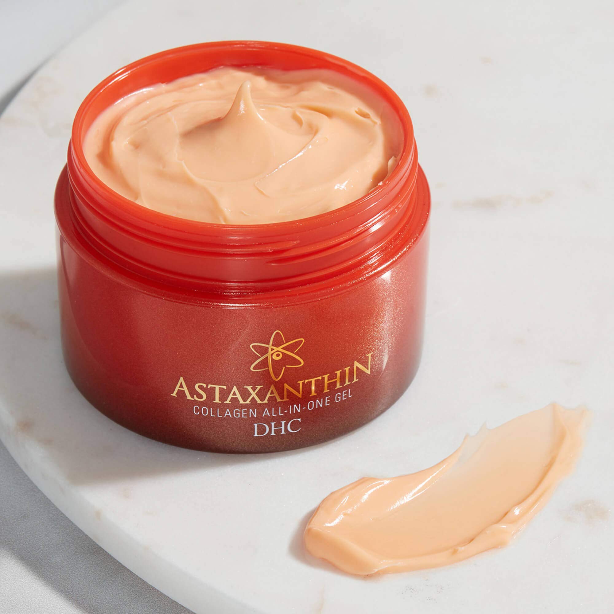DHC Astaxanthin Collagen All-in-One Gel, 200g, skin moisturizer with antioxidant and collagen for hydrating skin.