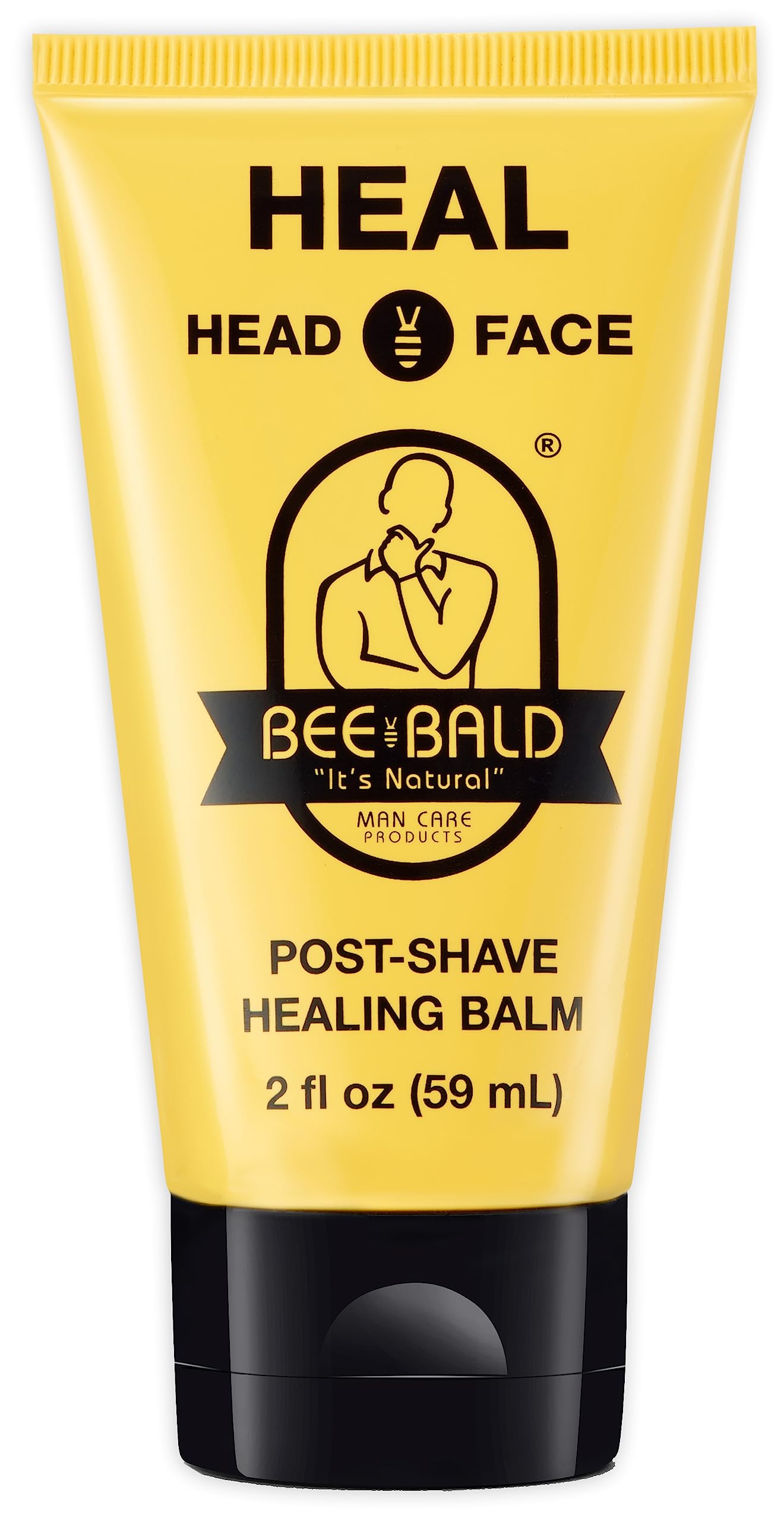 Bee Bald HEAL Aftershave for Men, Calm & Soothes, After Shave - Product Imagery