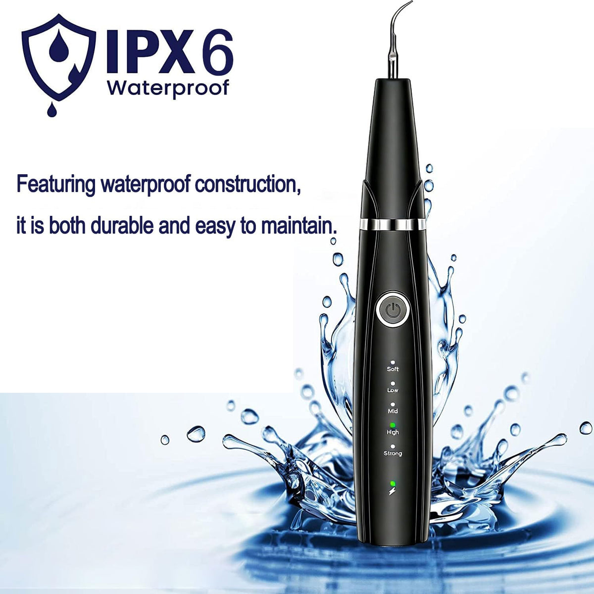 Sonic Dental Cleaner with LED Light 5 Modes Teeth Cleaning - Ujhosld Official Imagery - 8