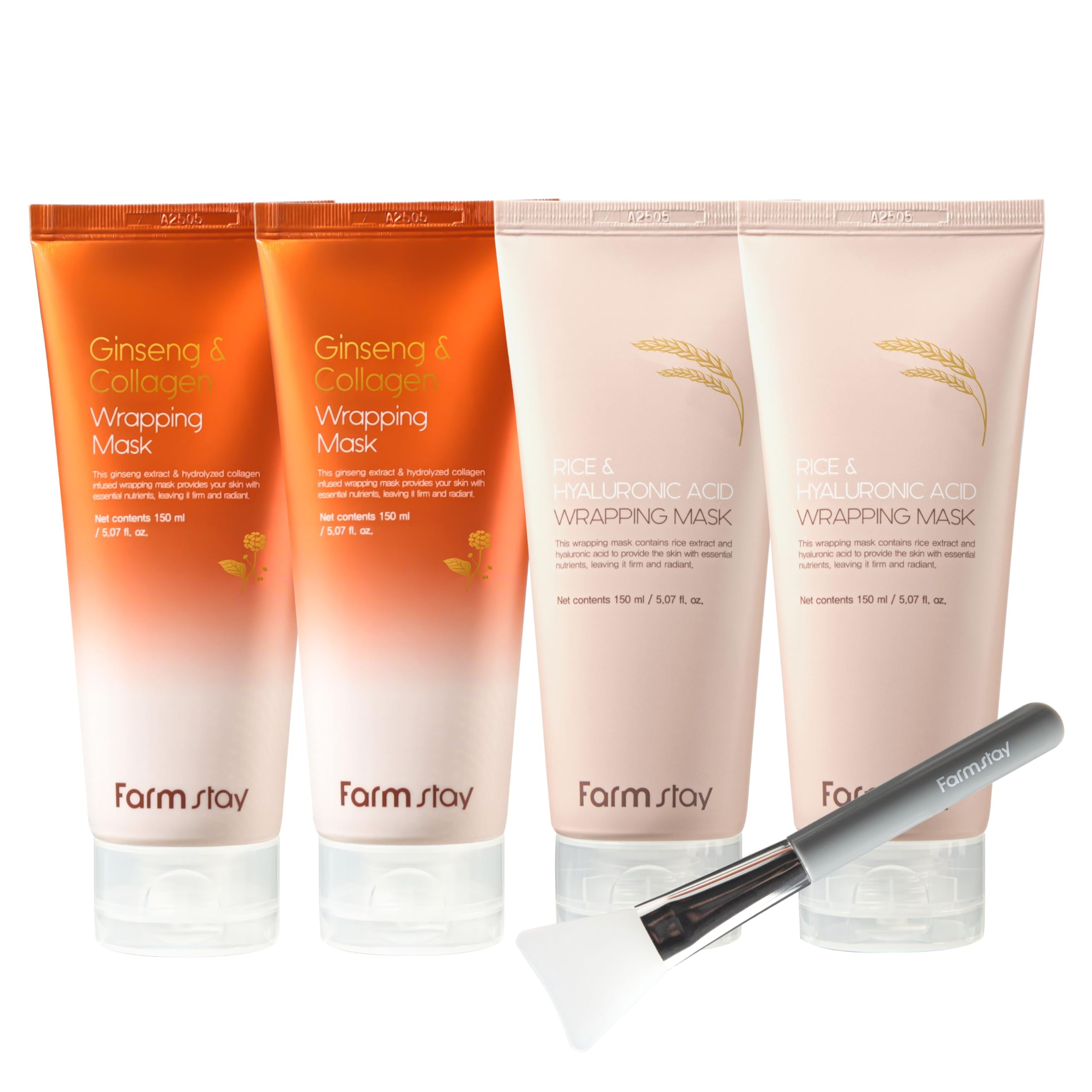 FARMSTAY Ultimate Family Skincare Set - 4 Pack (2 Ginseng & 2 - Product Imagery