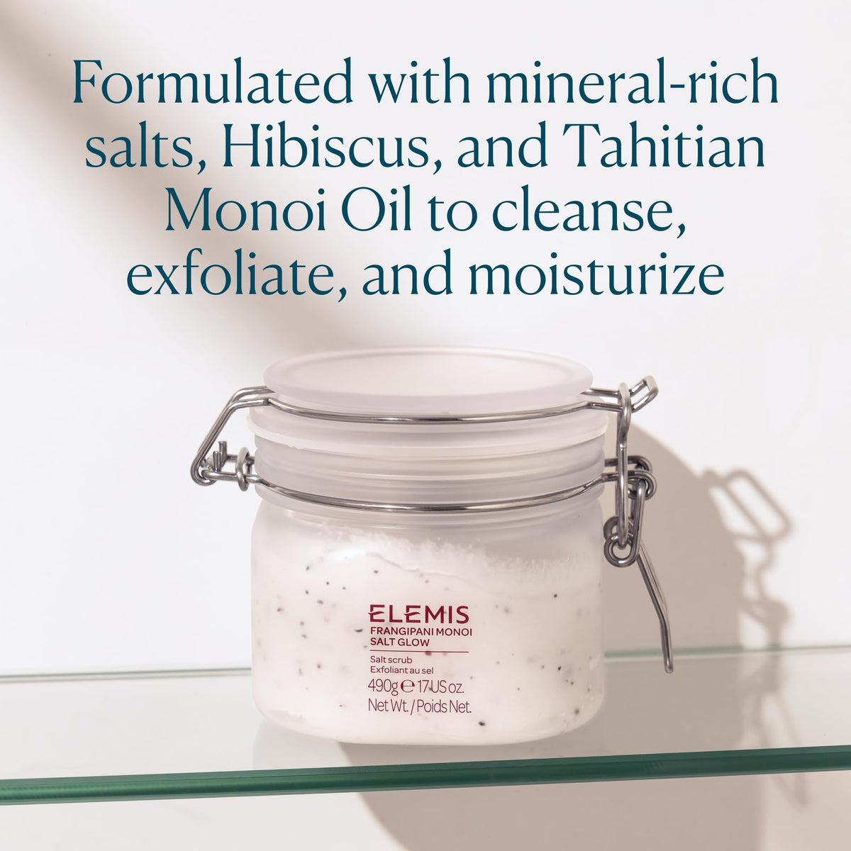 ELEMIS Frangipani Monoi Salt Glow Tropical Exfoliating Body - Premium Selection Official Imagery - 4